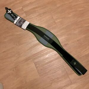 HUMANX Black and Green Weightlifting Belt Medium